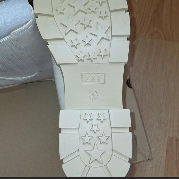 ZBY, ankle boot, size 8, cream color - Picture 4 of 4